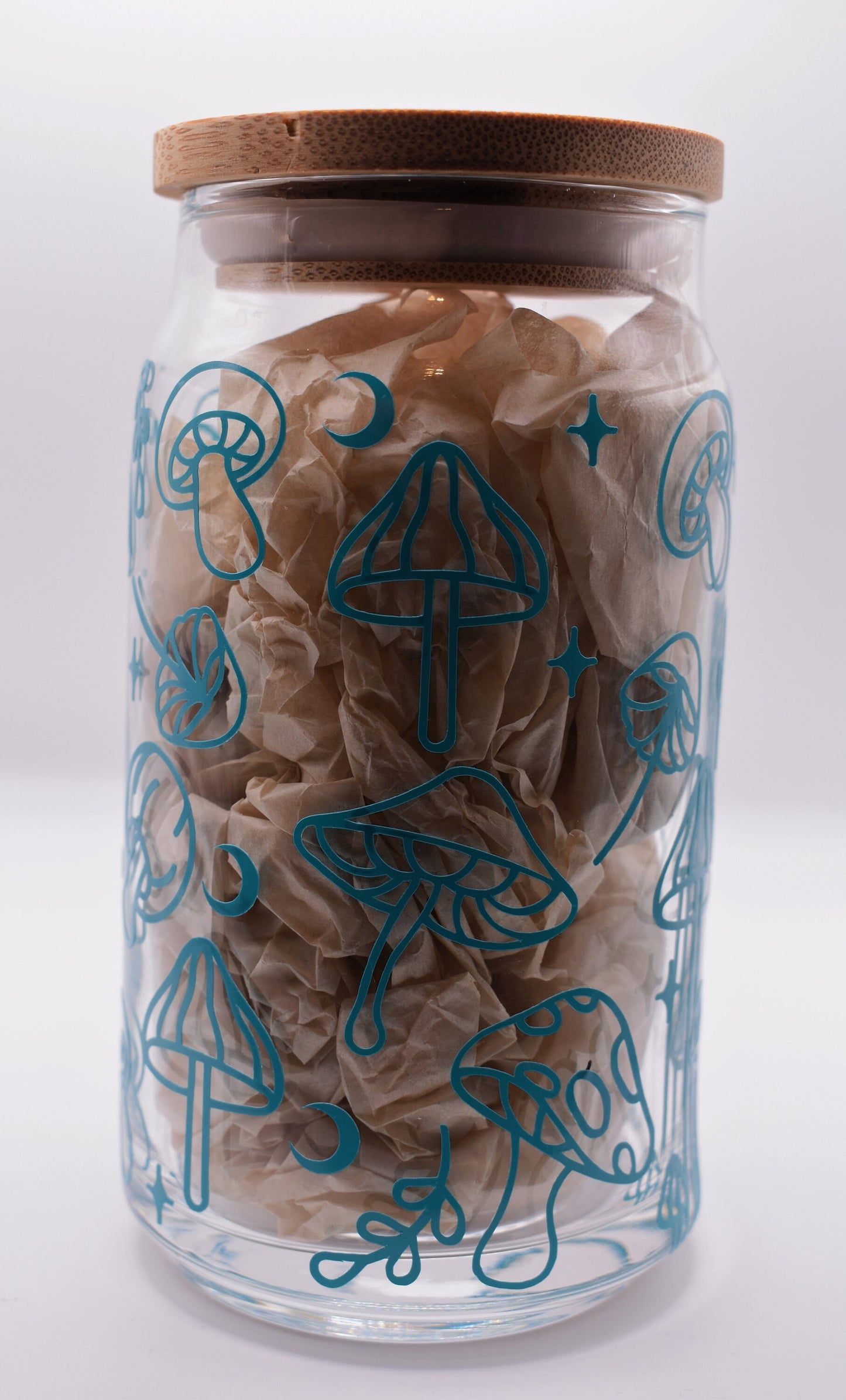 Mushroom Beer Can Glass Cup