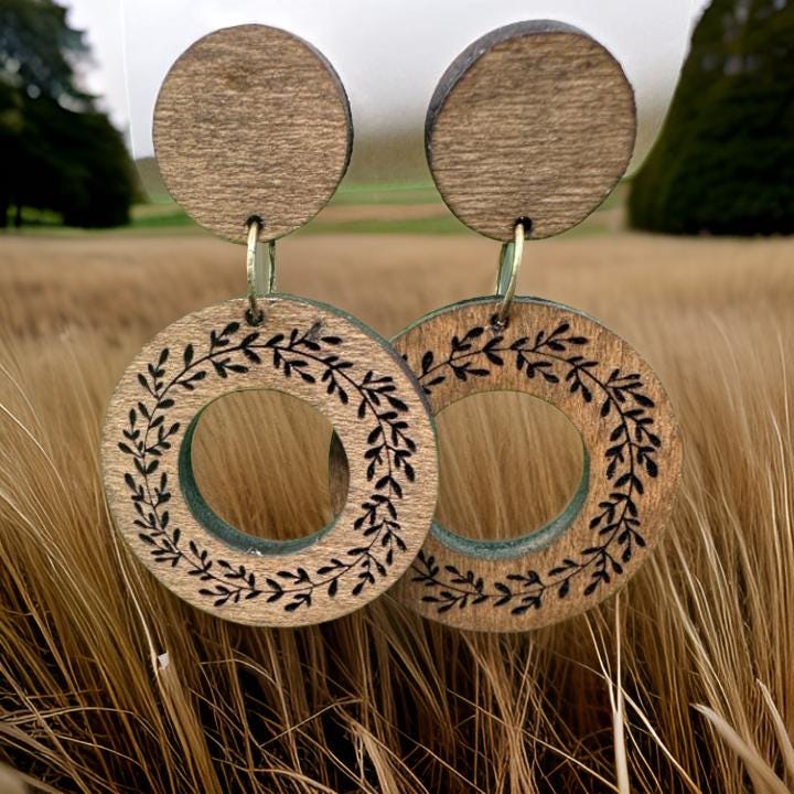 Wreath Dangle Earrings