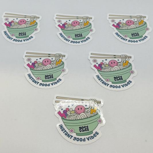Instant Good Vibes Noodle Sticker