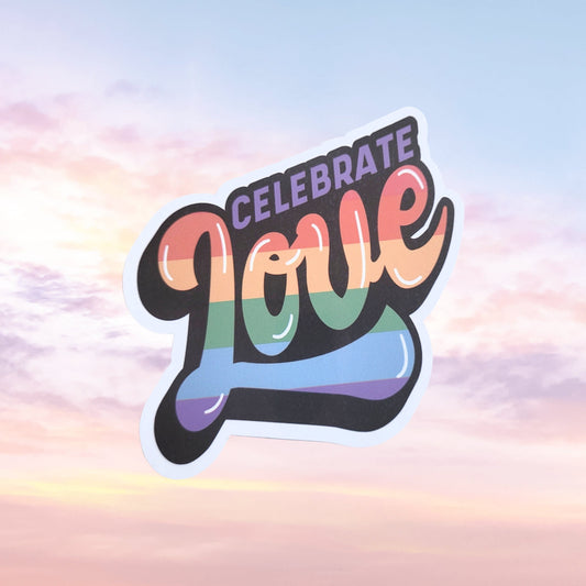 Celebrate Love Sticker