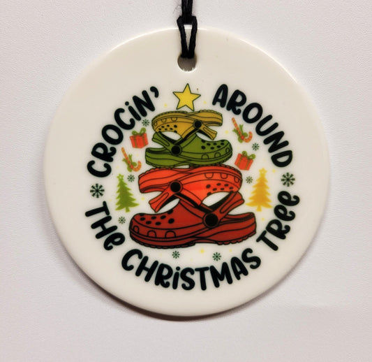 Crocin Around Christmas Ornament
