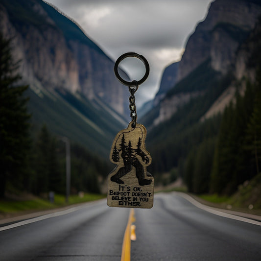 Bigfoot Keychain