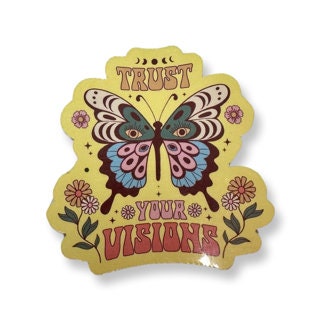 Trust Your Vision Butterfly Sticker