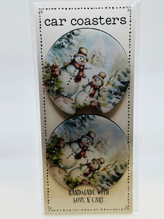 Snowman Car Coaster