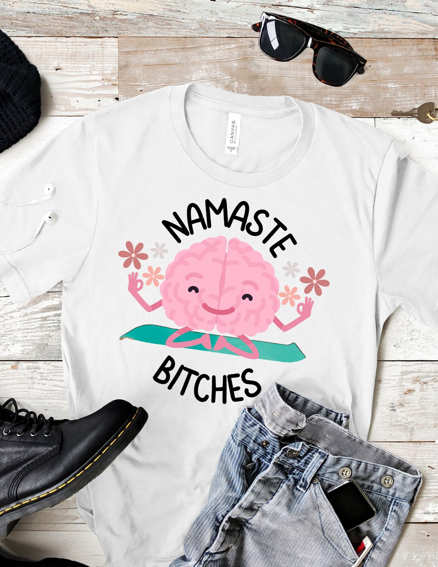 Namaste Bitches Png