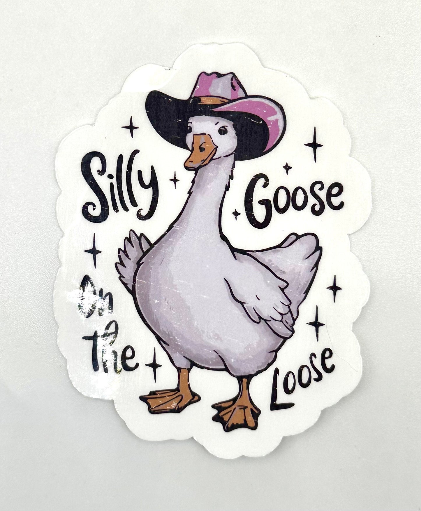 Silly Goose On The Loose Sticker