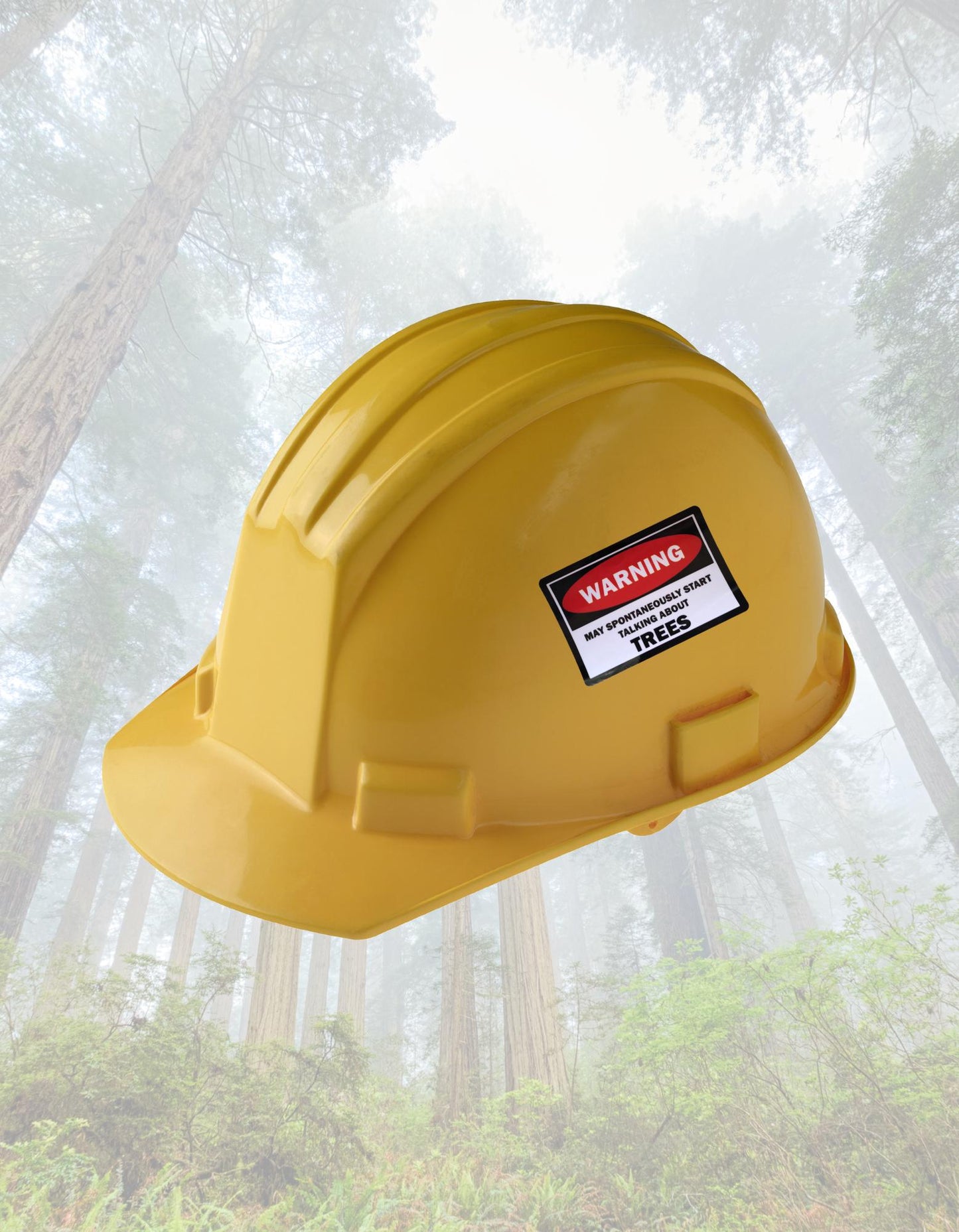 May spontaneously start talking about trees sticker