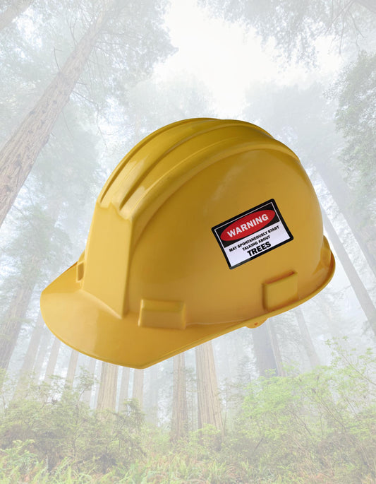 May spontaneously start talking about trees sticker