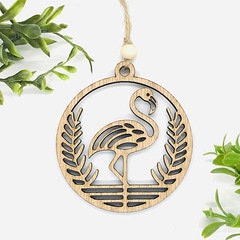 Wooden Beaded Car Charm