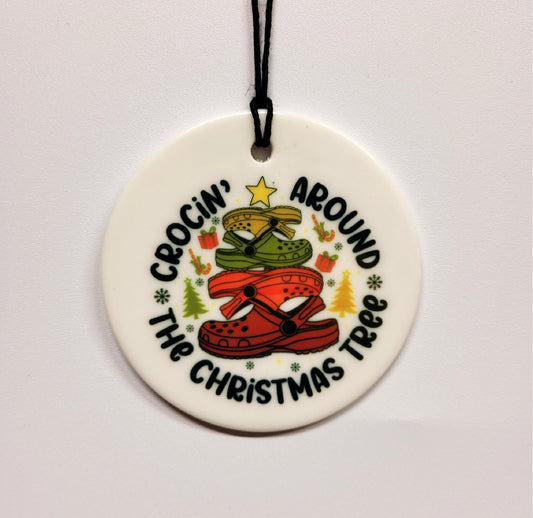 Crocin Around Christmas Ornament