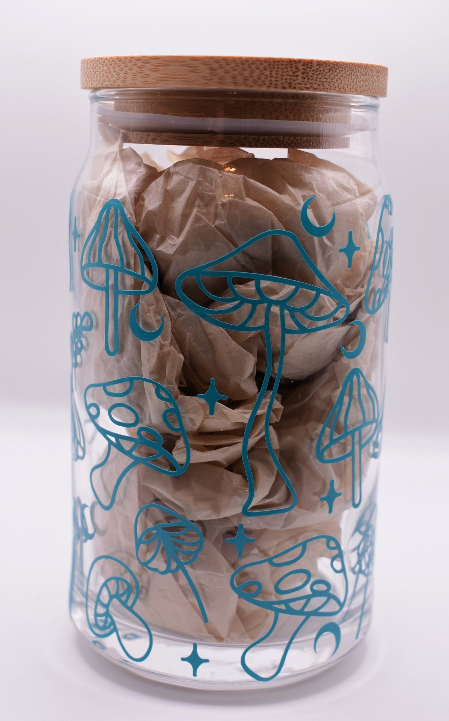 Mushroom Beer Can Glass Cup