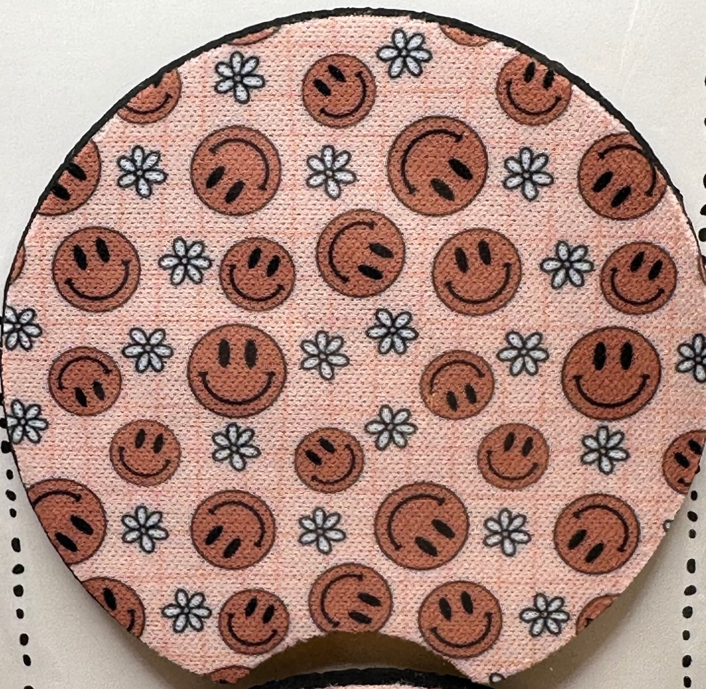 Daisy & Smiles Car Coaster