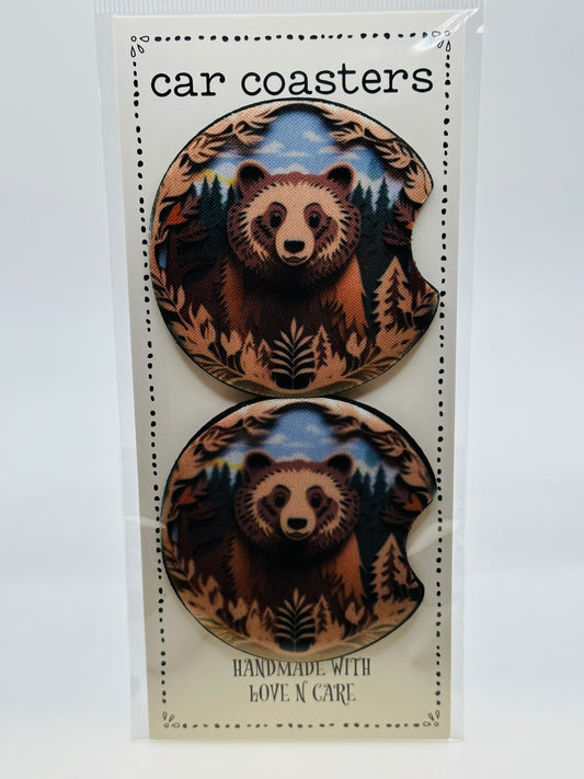 Bear Car Coaster