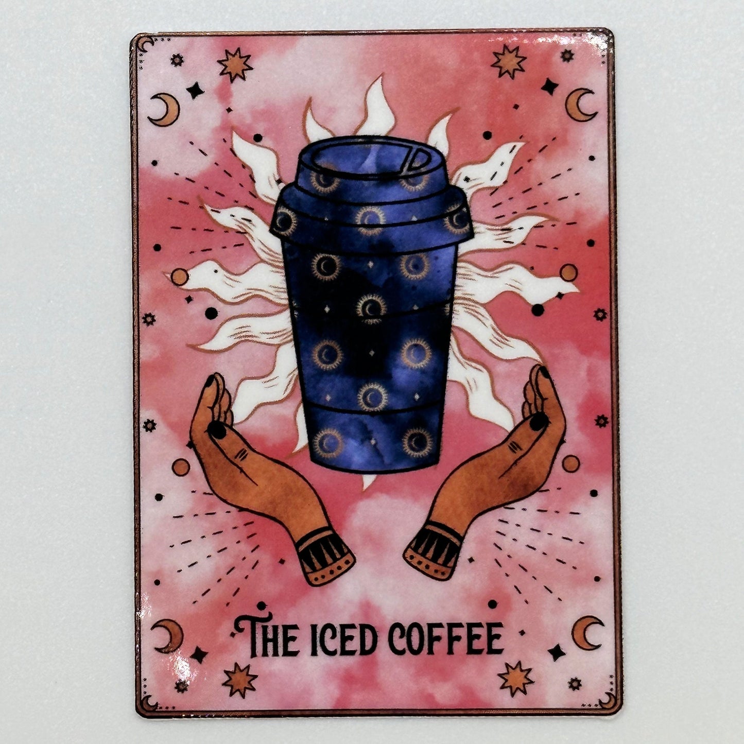 The Iced Coffee Tarot Sticker