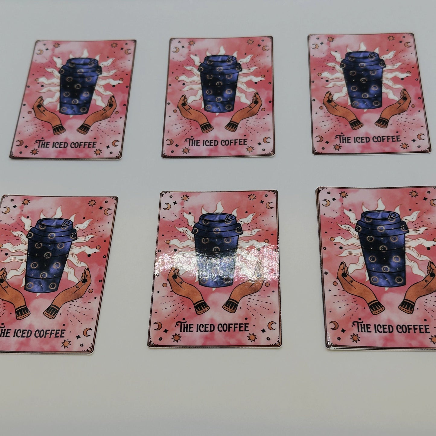 The Iced Coffee Tarot Sticker