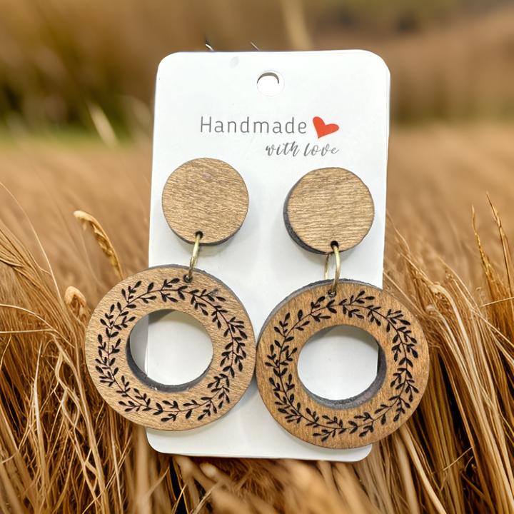 Wreath Dangle Earrings