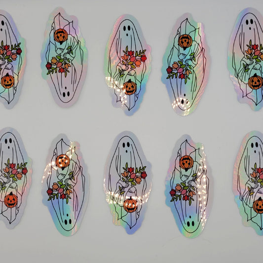 Sweet Treat Ghost Holographic Sticker
