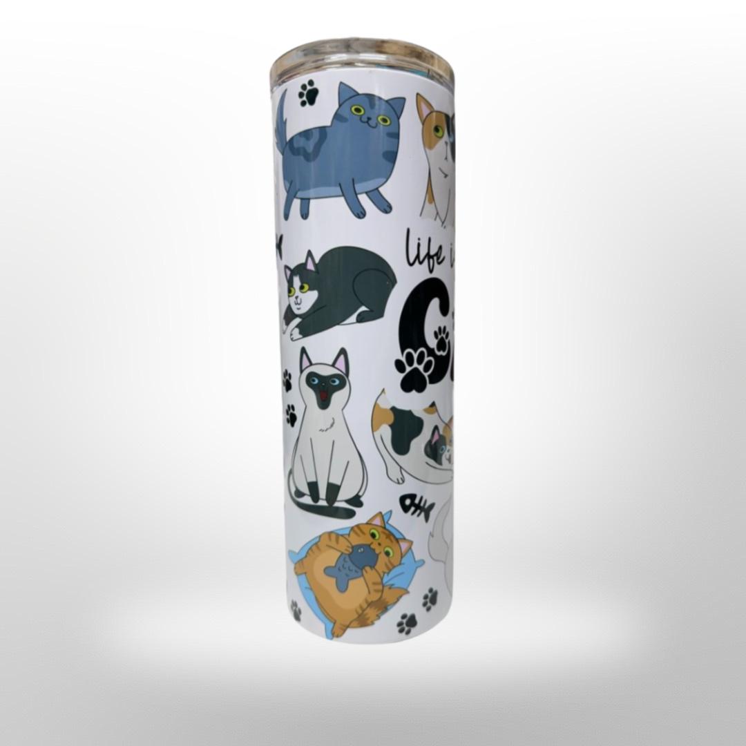 Life Is Better With Cats Tumbler