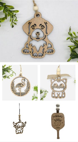 Wooden Beaded Car Charm