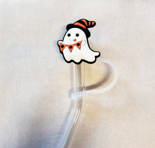 Festive Ghost Straw Cap