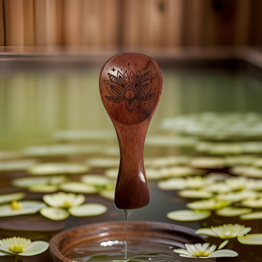 Witchy Wooden Engraved Mini Spoon