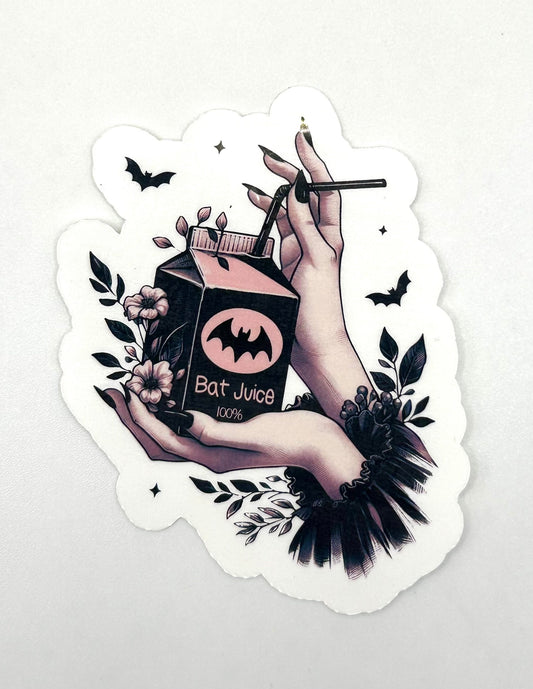 Bat Juice Gothic Sticker