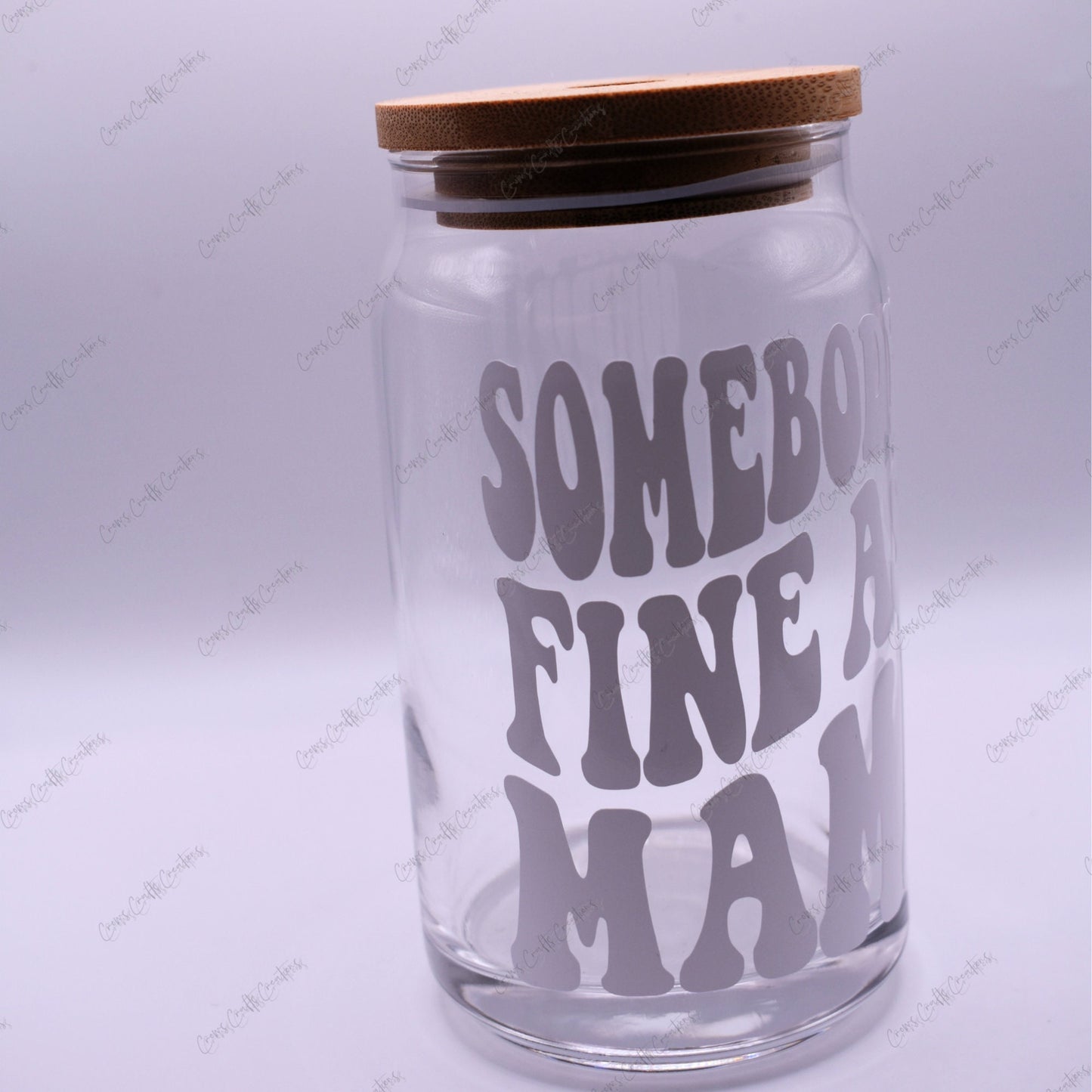 Somebody's Fine Ass Mama Glass Cup