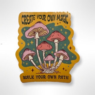 Create Your Own Magic Mushroom Sticker