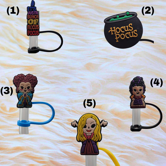 Hocus Pocus Straw Caps