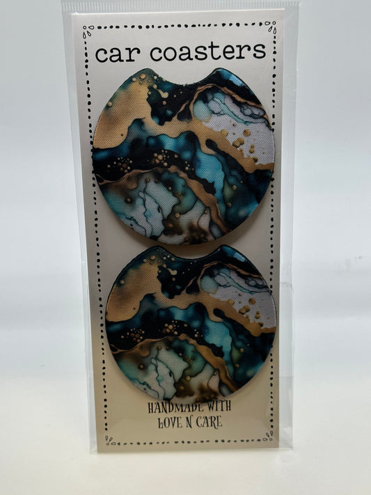 Oil Effect Car Coaster