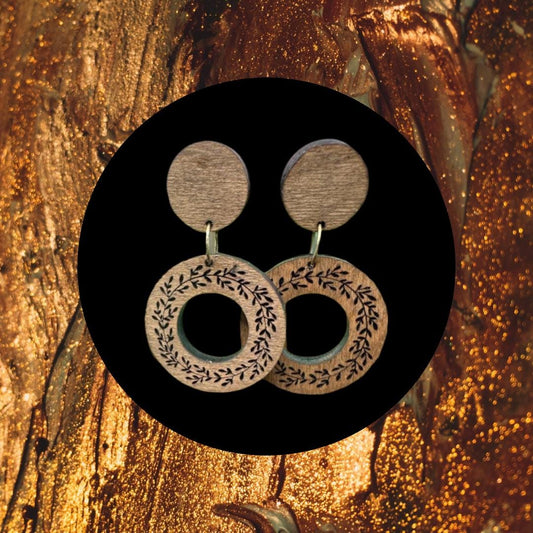 Wreath Dangle Earrings