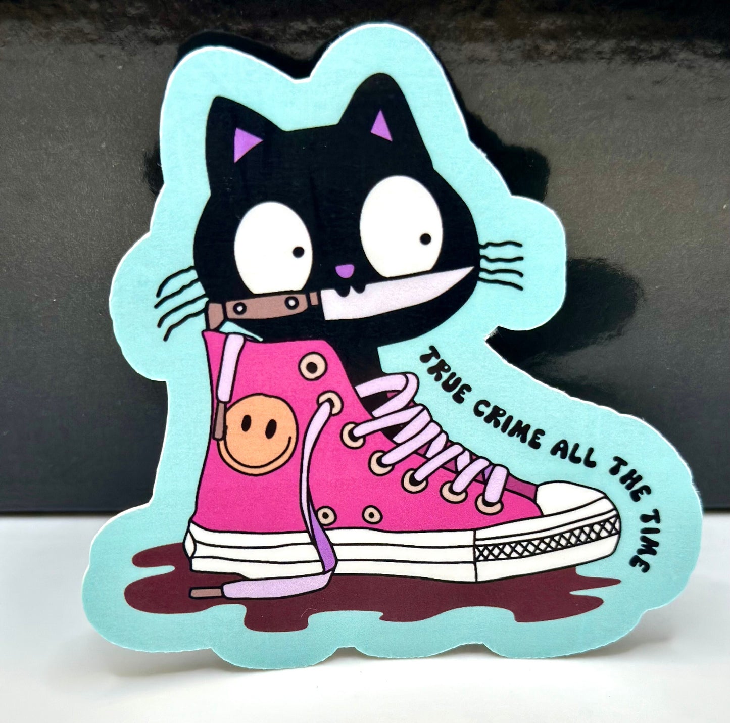 True Crime All The Time Sticker