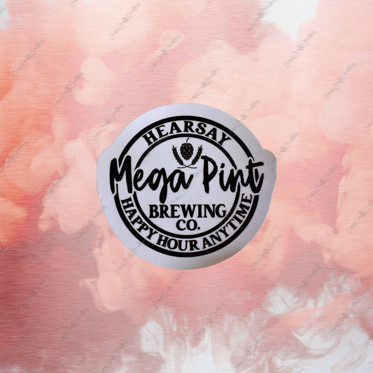 Mega Pint Brewing sticker