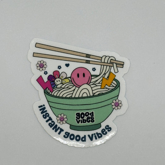 Instant Good Vibes Noodle Sticker
