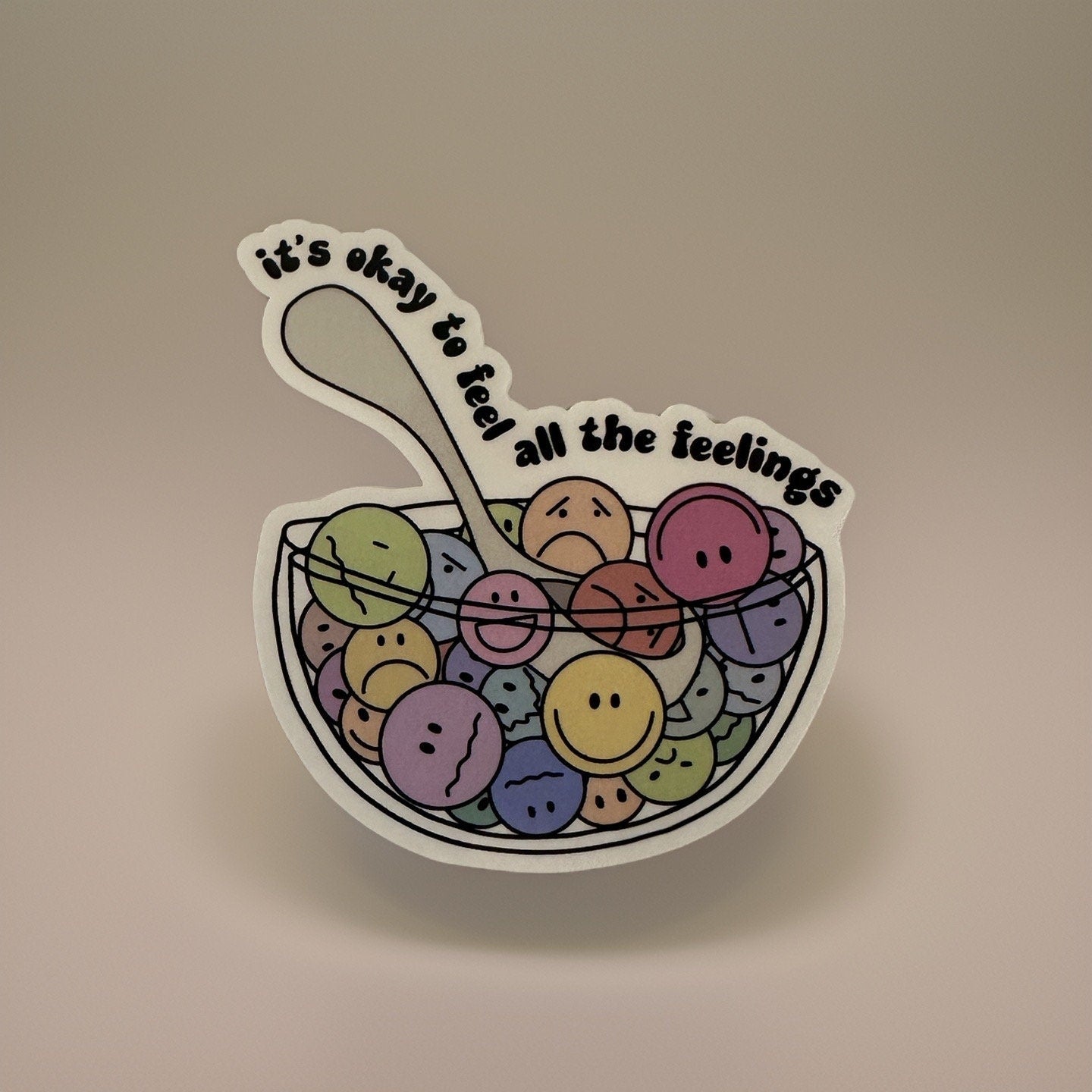 Bowl of feelings sticker