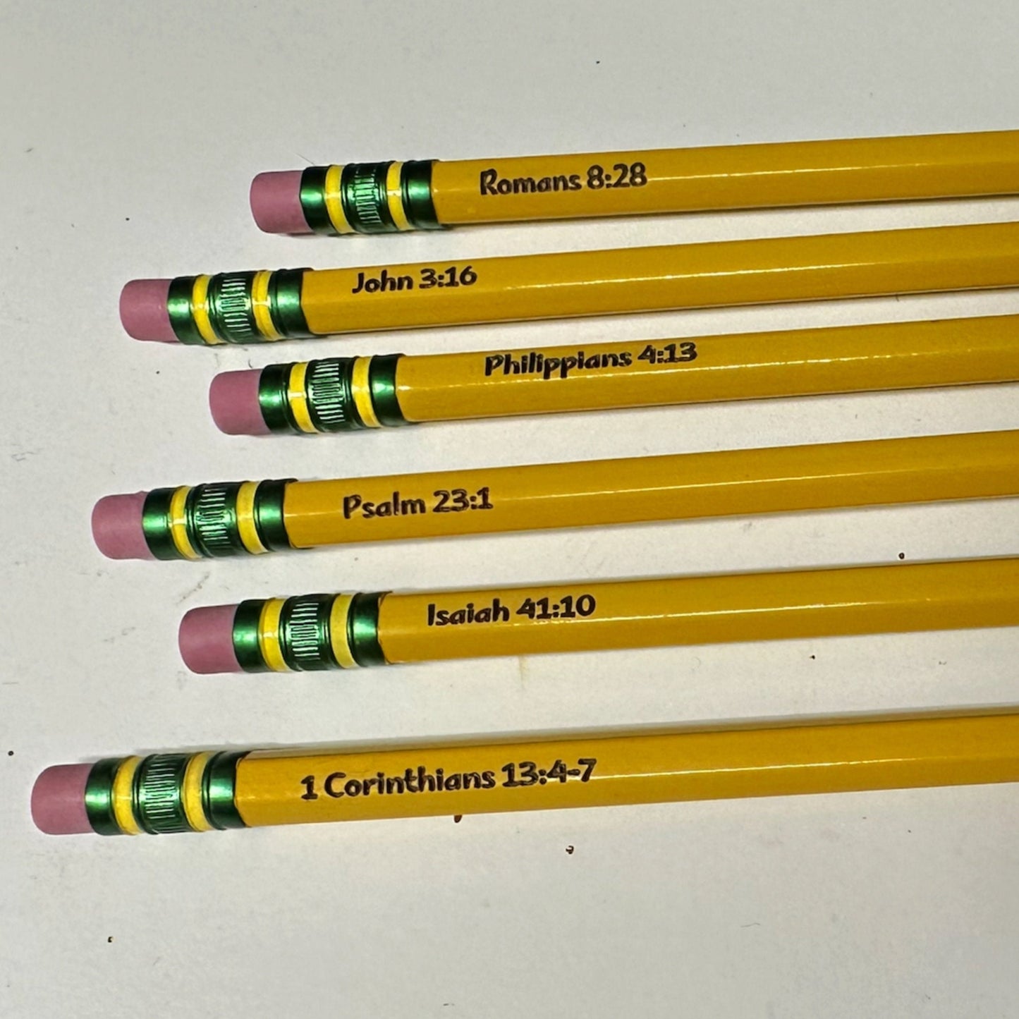 Bible Verse Engraved Pencils