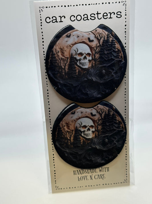 Skull Car Coaster