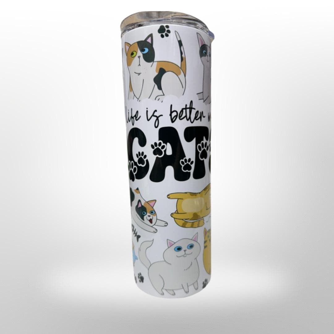Life Is Better With Cats Tumbler