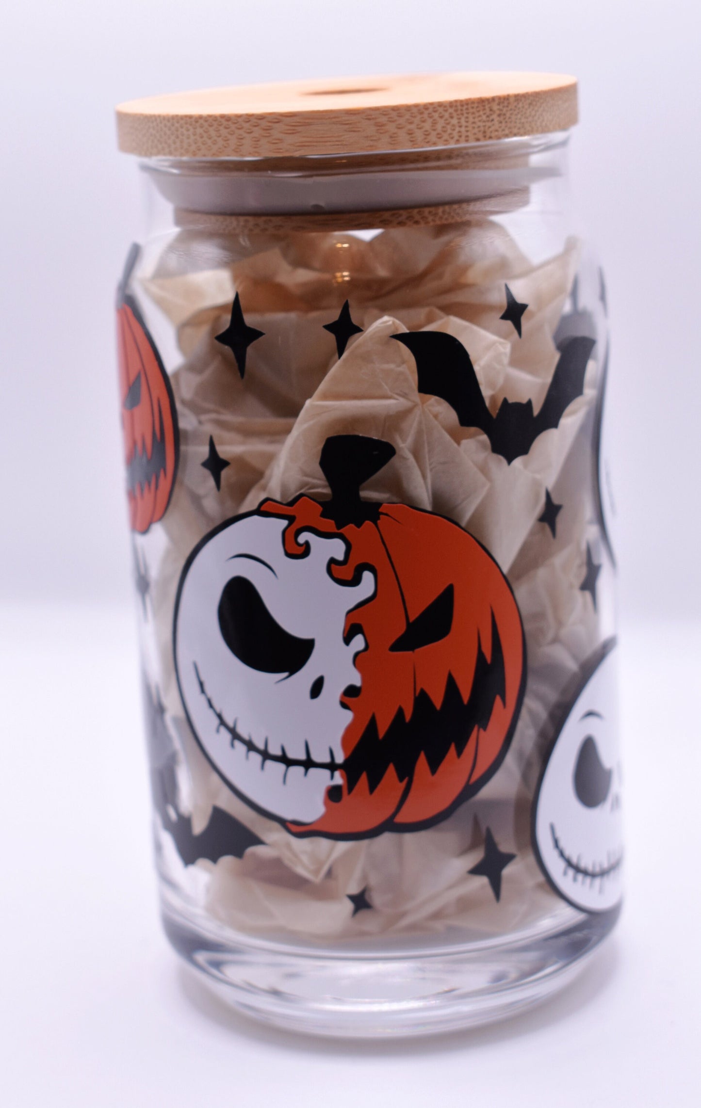 Pumpkin King Glass Cup